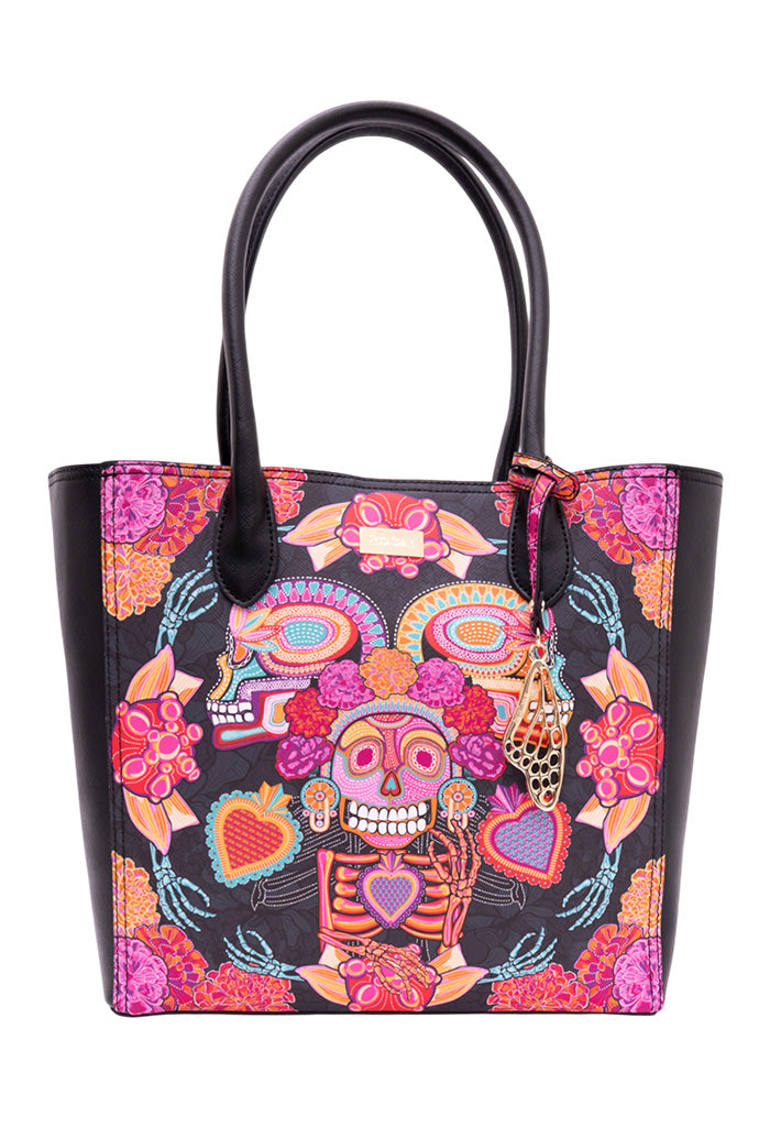 Tote Kuuch Saffiano Día de Muertos Catrina