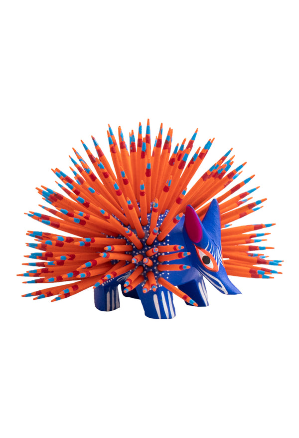 Puercoespín Mini Azul/Naranja