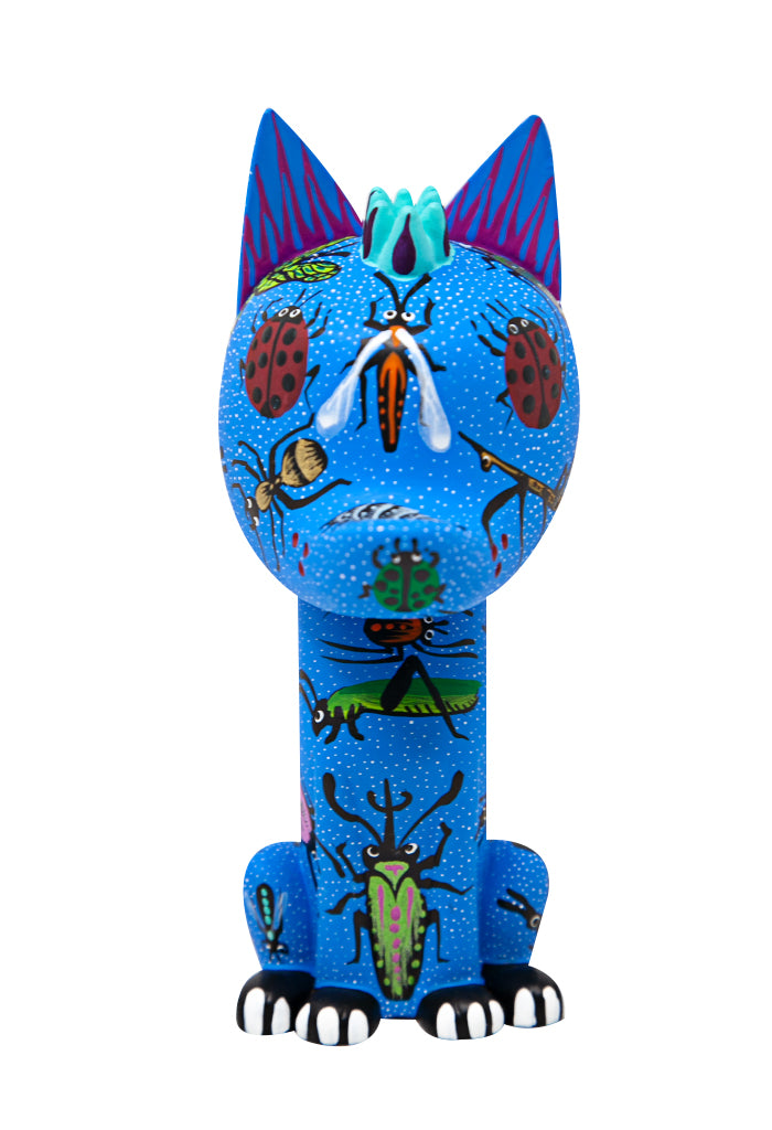 Figura Xico Insectos Azul con Avispa