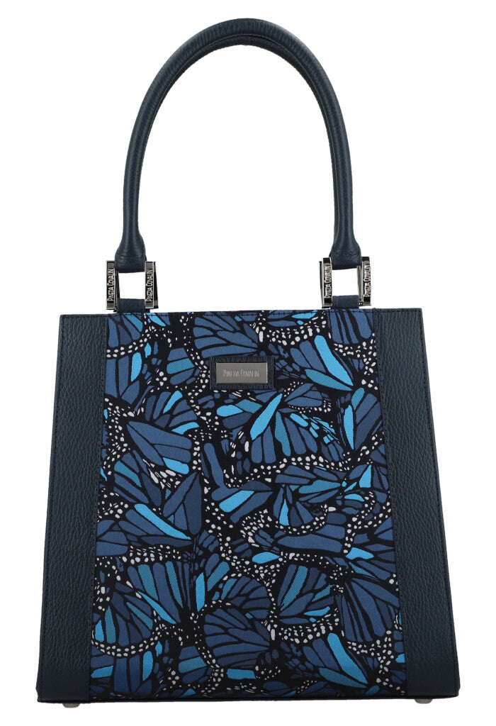 Bolsa Yaab Marino Mariposa Vitral Jqd Marino
