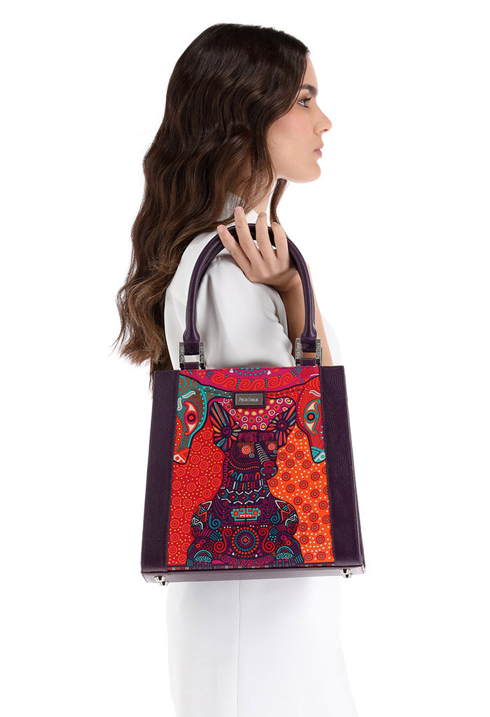 Bolsa Yaab Uva Día de Muertos Mictlán Púrpura