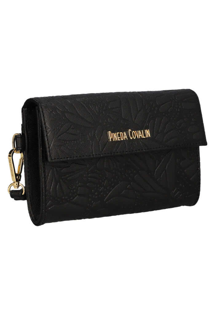 Bolsa Tsool Saffiano Grabado Mariposa Negro