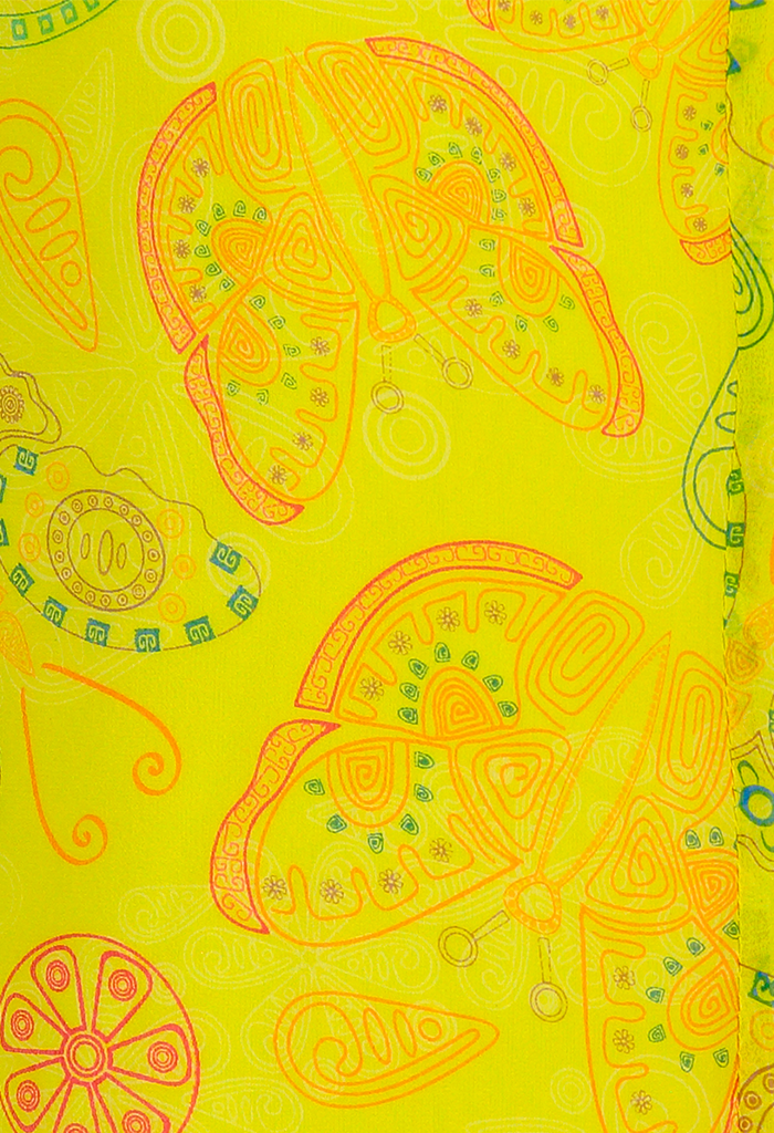 Vestido Acohui Papalotl Amarillo